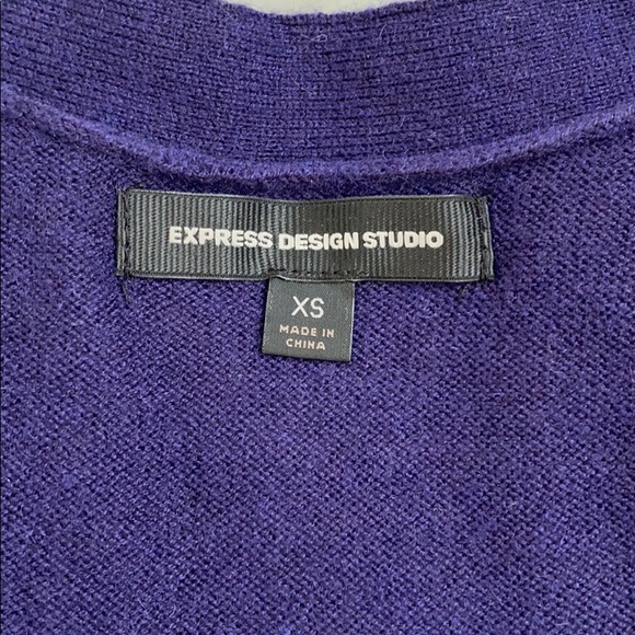 Express Design Studio Women’s Sleeveless Cardigan - Picture 4 of 6